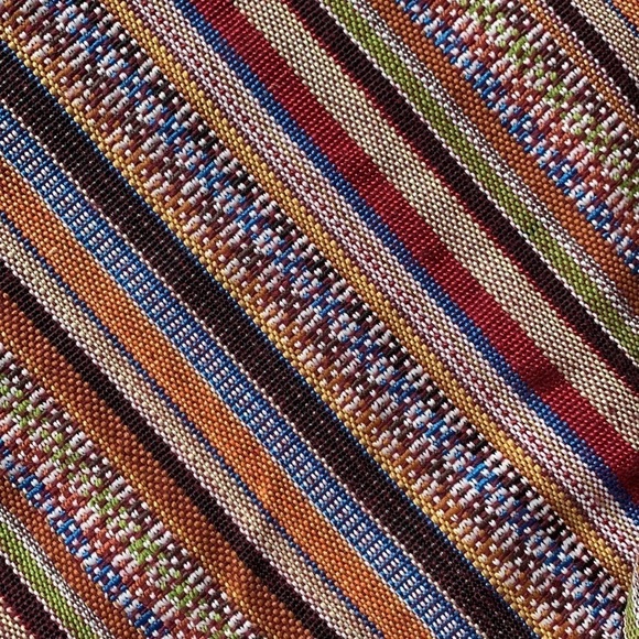 𝅺KILIM 68” Square. Lovely Bright Colors. - Picture 5 of 6